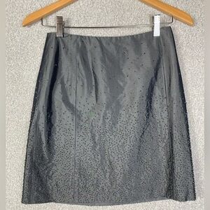 Vtg Gap beaded sparkle pencil skirt size 1 bling preppy glam 1999 Friends